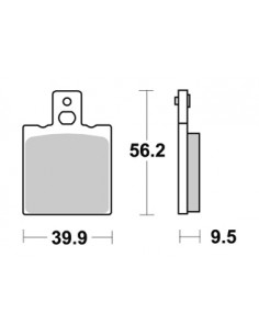 Plaquettes de freins AP RACING 2