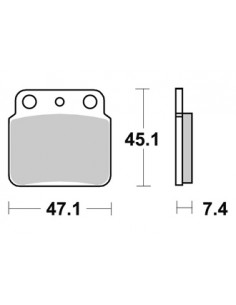 Plaquettes de freins AP RACING 2