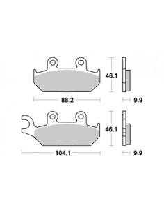 Plaquettes de freins AP RACING 2