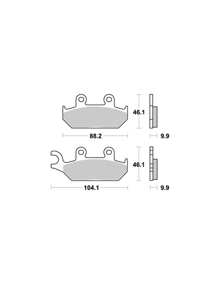 Plaquettes de freins AP RACING