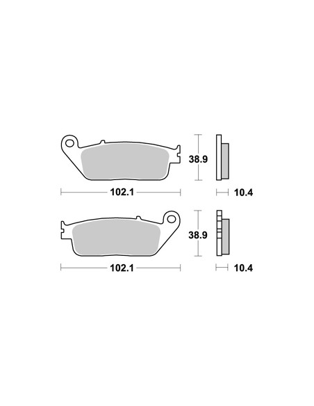 Plaquettes de freins AP RACING