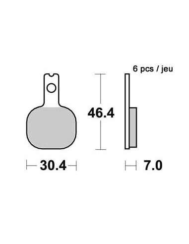 Plaquettes de freins AP RACING