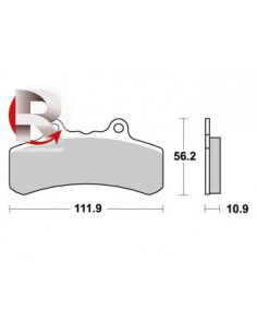 Plaquettes de freins AP RACING 2