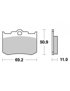 Plaquettes de freins AP RACING 2