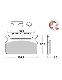 Plaquettes de freins AP RACING 2