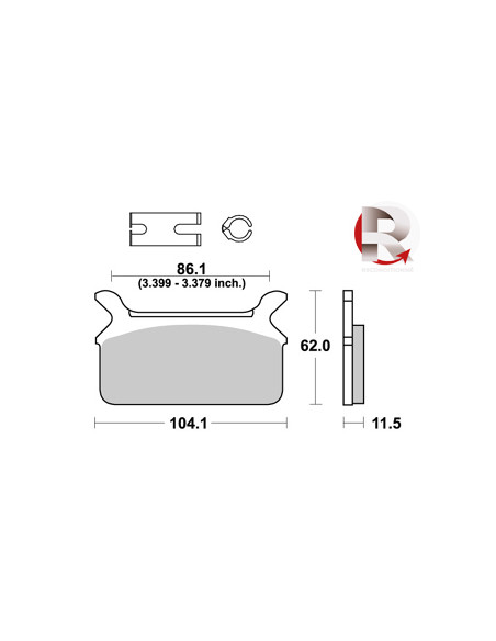 Plaquettes de freins AP RACING