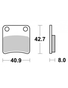 Plaquettes de freins AP RACING 2