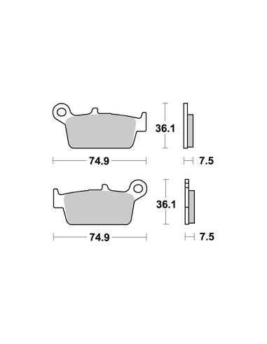 Plaquettes de freins AP RACING