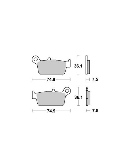 Plaquettes de freins AP RACING
