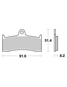 Plaquettes de freins AP RACING 2