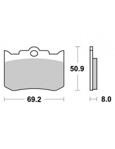 Plaquettes de freins AP RACING 2