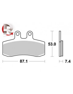 Plaquettes de freins AP RACING 2