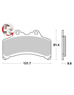 Plaquettes de freins AP RACING 2