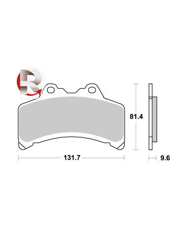 Plaquettes de freins AP RACING
