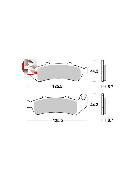 Plaquettes de freins AP RACING