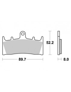 Plaquettes de freins AP RACING (Nouvelle Génération) 2