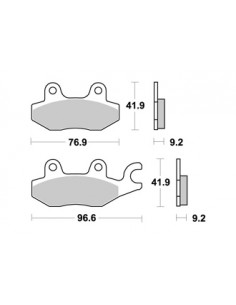 Plaquettes de freins AP RACING 2