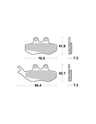 Plaquettes de freins AP RACING