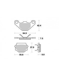 Plaquettes de freins AP RACING 2