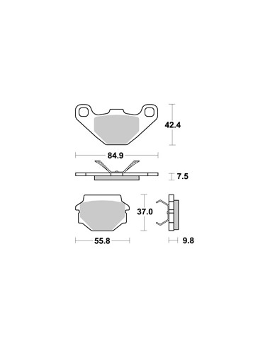Plaquettes de freins AP RACING