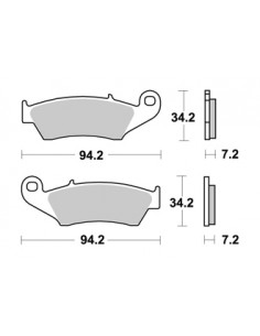 Plaquettes de freins AP RACING 2