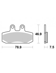 Plaquettes de freins AP RACING 2