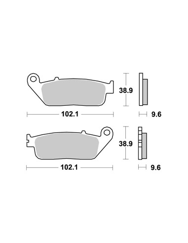 Plaquettes de freins AP RACING (Nouvelle Génération)