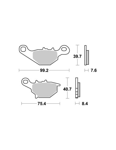 Plaquettes de freins AP RACING