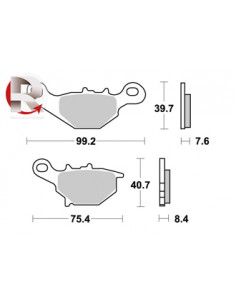Plaquettes de freins AP RACING 2