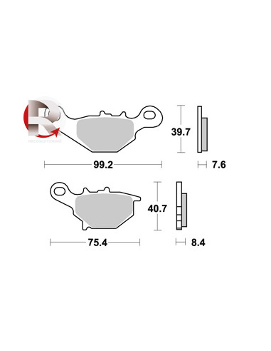 Plaquettes de freins AP RACING