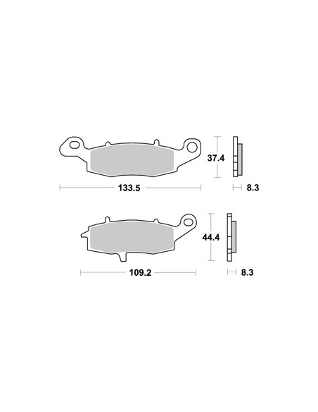 Plaquettes de freins AP RACING (Nouvelle Génération)