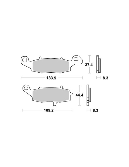 Plaquettes de freins AP RACING (Nouvelle Génération)