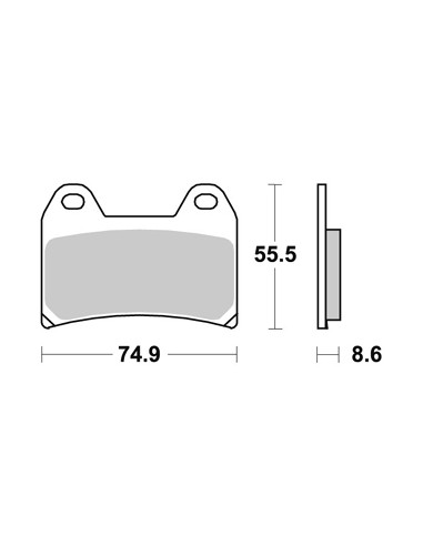Plaquettes de freins AP RACING (Nouvelle Génération)