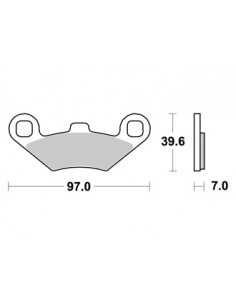 Plaquettes de freins AP RACING 2