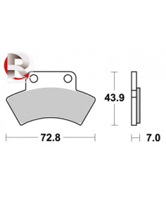Plaquettes de freins AP RACING 2