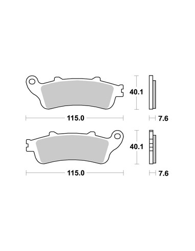 Plaquettes de freins AP RACING