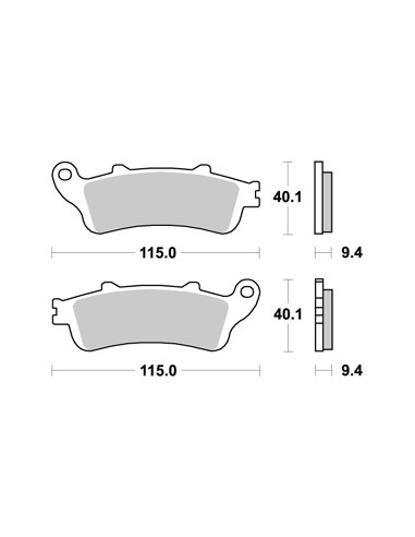 Plaquettes de freins AP RACING