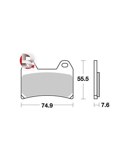 Plaquettes de freins AP RACING