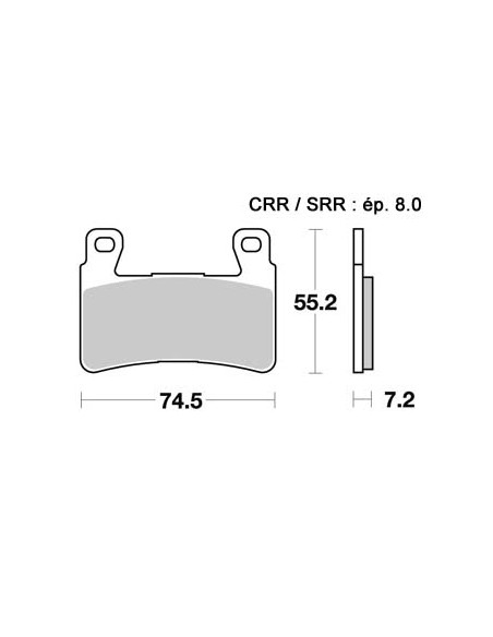 Plaquettes de freins AP RACING