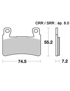 Plaquettes de freins AP RACING (Nouvelle Génération) 2