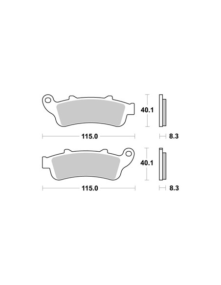 Plaquettes de freins AP RACING (Nouvelle Génération)