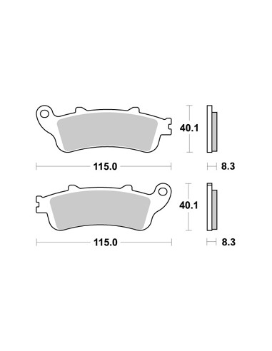 Plaquettes de freins AP RACING