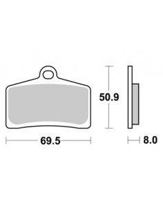 Plaquettes de freins AP RACING 2