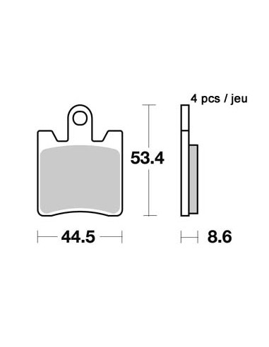 Plaquettes de freins AP RACING (Nouvelle Génération)
