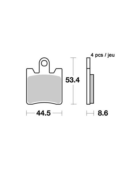 Plaquettes de freins AP RACING (Nouvelle Génération)