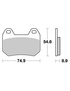 Plaquettes de freins AP RACING 2