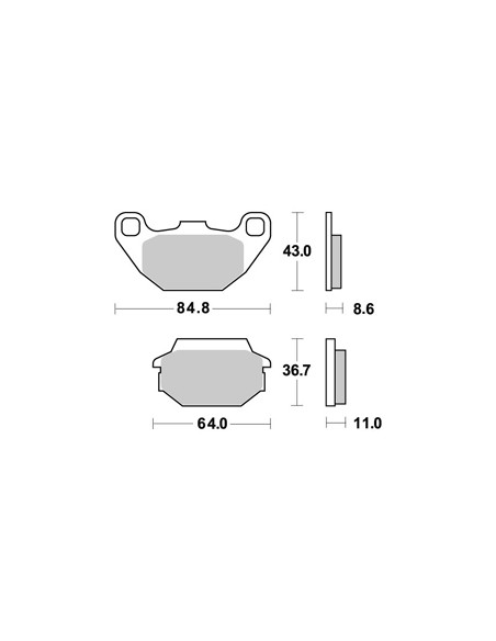 Plaquettes de freins AP RACING