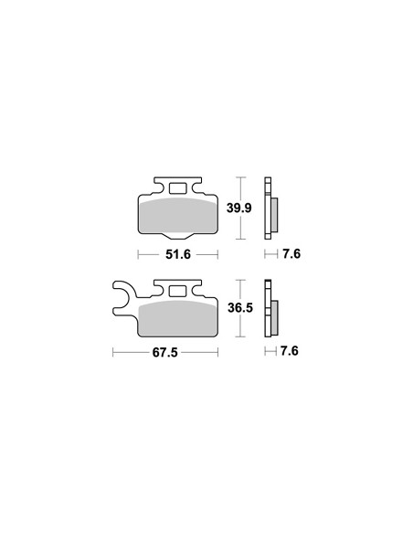 Plaquettes de freins AP RACING