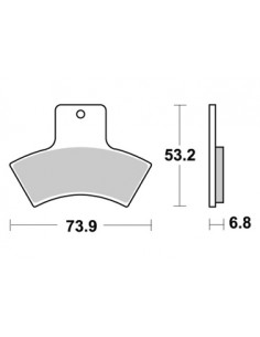 Plaquettes de freins AP RACING 2