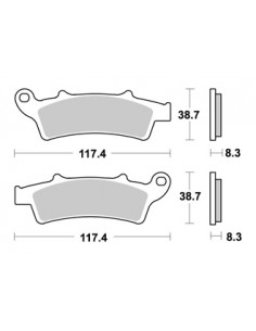 Plaquettes de freins AP RACING 2